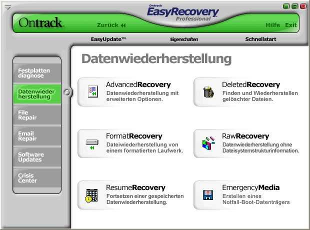 Die Professional-Ausgabe von Ontracks Easy Recovery findet verlorene Daten nicht nur direkt auf der Festplatte, sondern auch in Zip-Archiven.
