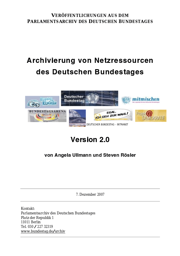 Internes Dokument aus dem Bundestag: Über Directory Listings und öffentliche Logs relativ leicht auffindbar.