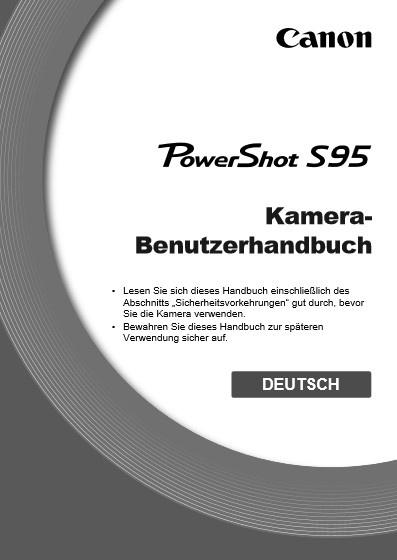 canon powershot s95 bedienungsanleitung deutsch