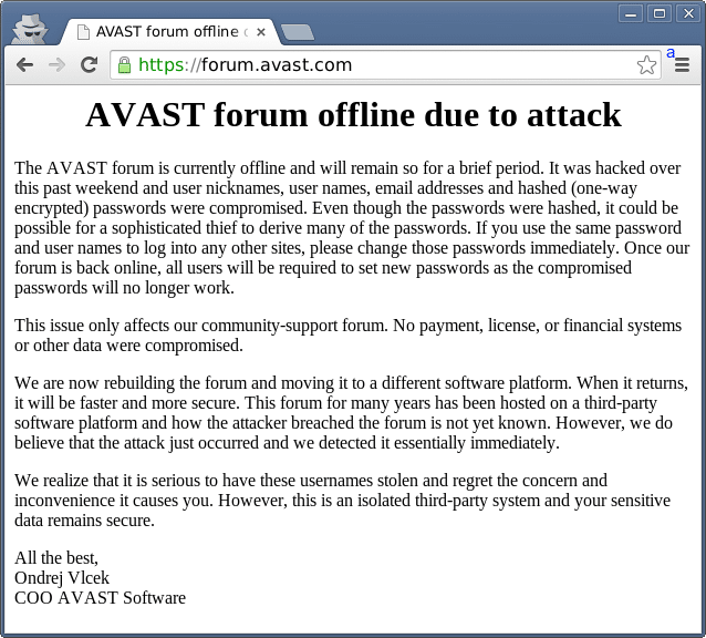 Avast-Forum