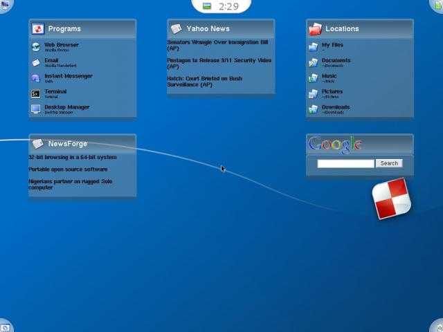 Mezzo - der Desktop von Symphony OS
