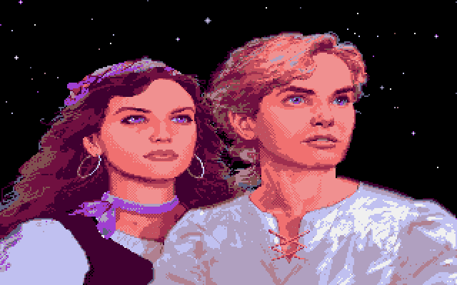Abspann: Gerade für Pixelkünstler und Videospiele eignete sich Deluxe Paint, so verdanken viele Lucas Arts Helden dem Programm ihr Antlitz.