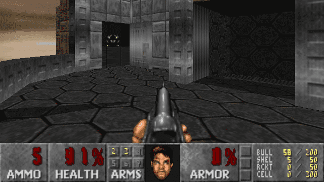 Screenshot des DOOM-Klons Freedoom