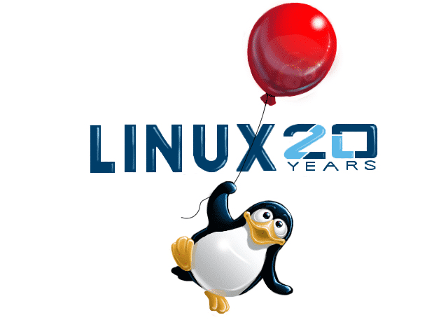 Motiv 20 Jahre Linux
