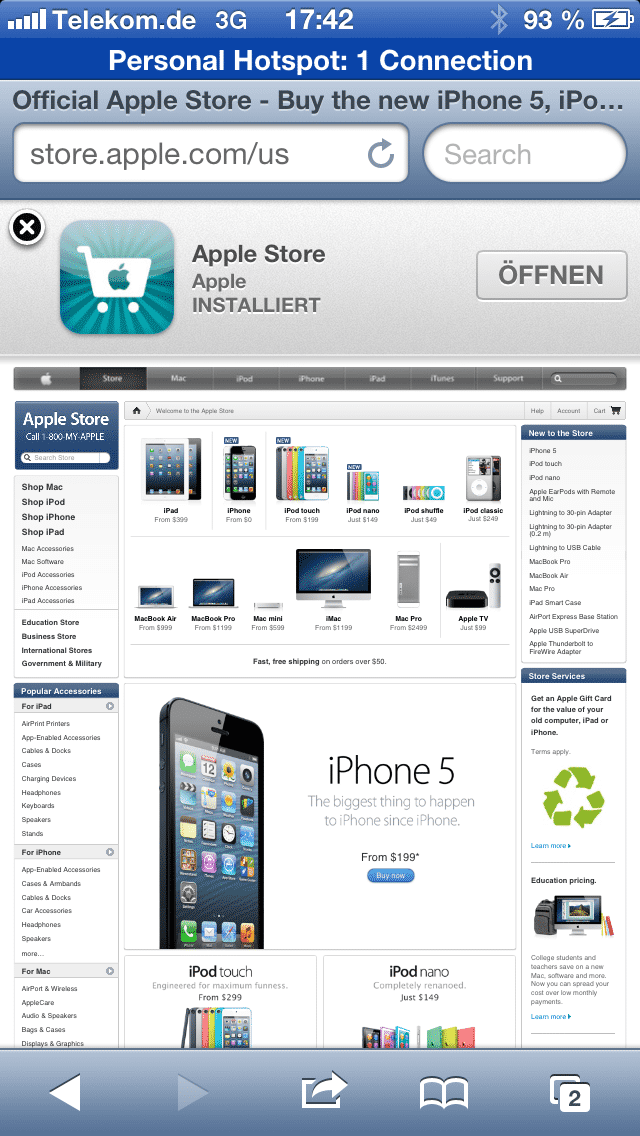 Smart App Banner reaktivieren SafariJavaScript heimlich heise online