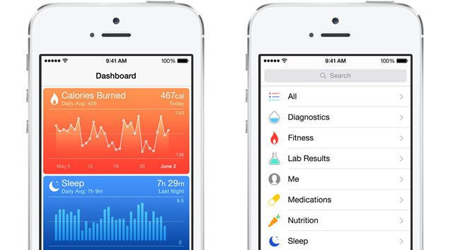 Health-App auf dem iPhone.