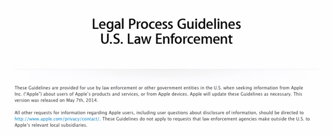 Die von Apple online gestellte Version der Richtlinien stammt vom 7. Mai.