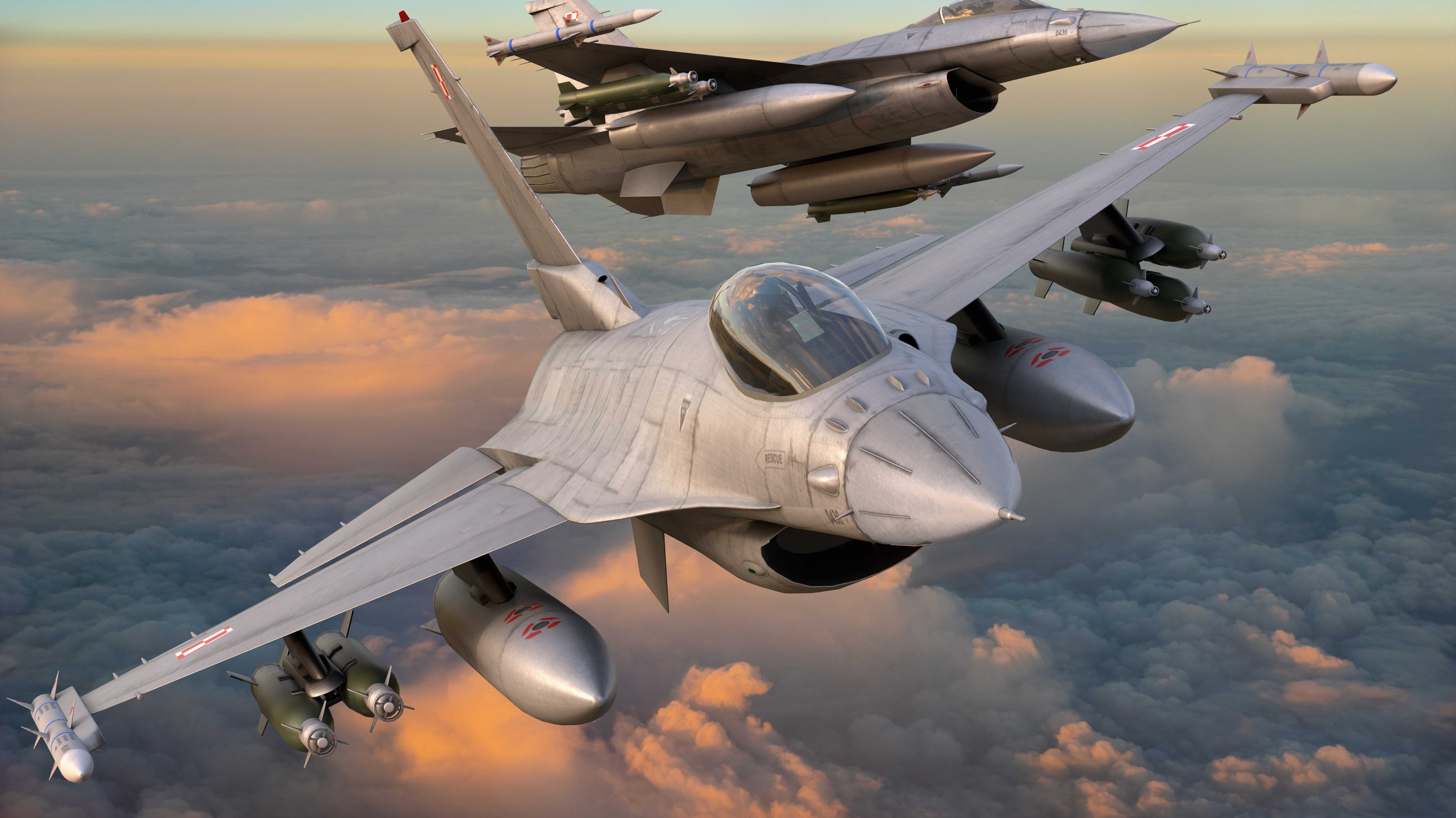 Lockheed Martin F-16 der polnischen Luftwaffe