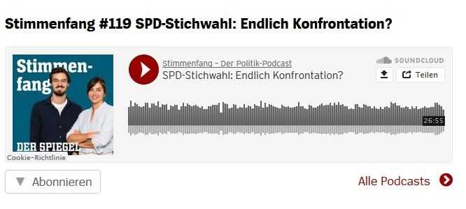 „Stimmenfang“ von Spiegel Online: Klassische Medien machen mit beim aktuellen Podcast-Boom.