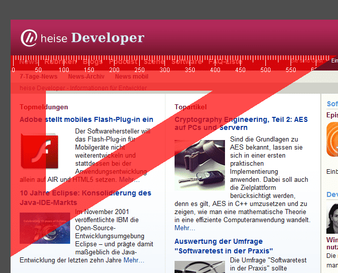 Screenshot: Transparentes Lineal aus der Java-7-Demo