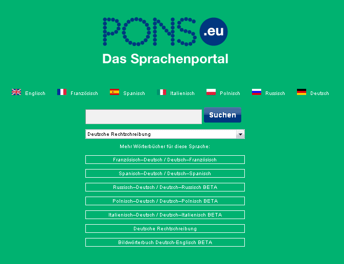 Pons Online-Wörterbuch