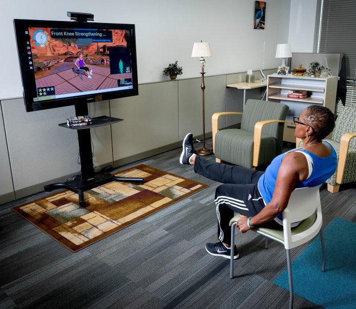 Hilft: Kinect soll Senioren beim Training helfen.