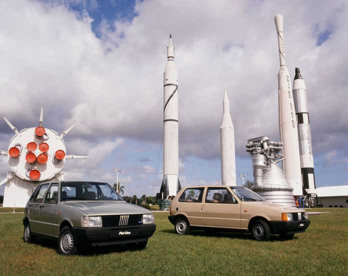 Der Fiat Uno wurde im Januar 1983 in Cape Canaveral vorgestellt.