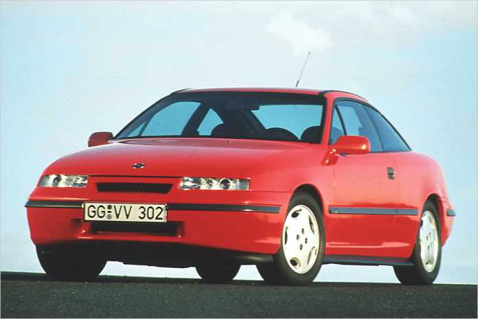 Auch der ab Ende 1989 gebaute Opel Calibra verfügte über einen serienmäßigen Katalysator