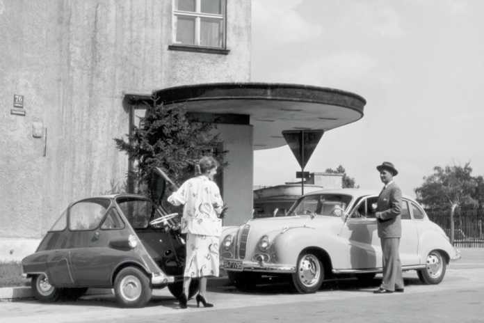 BMW Isetta und 502, 1955