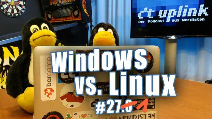 c't uplink 27.1: Windows vs. Linux, Dating-Apps, DIN-A3-Scanner