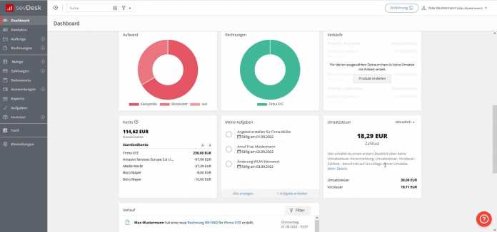 sevDesk Buchhaltung im Test | heise Download