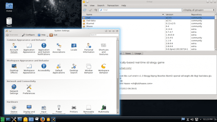 Manjaro 0.8.7 KDE