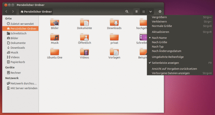 Ubuntu 13.10 Nautilus