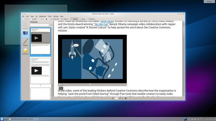 KDE-Dokumentenbetrachter Okular