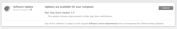 Kurz und knapp: Apple zum Mac App Store Update 1.0.
