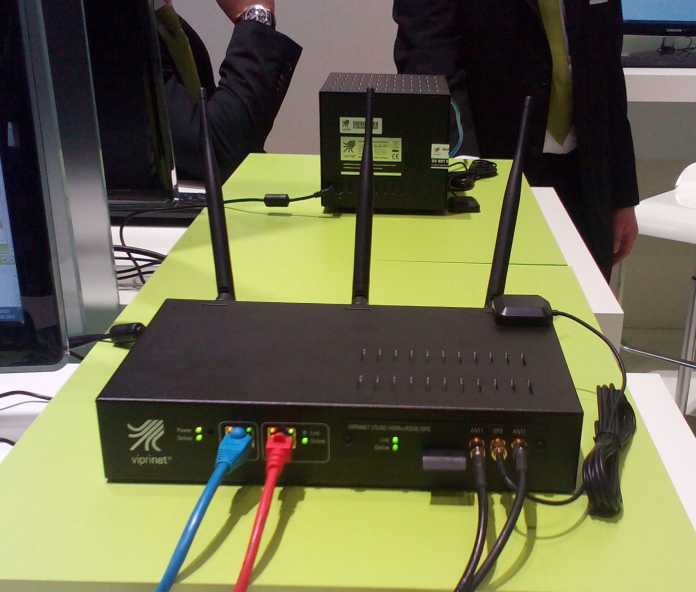 Viprinet bewirbt seinen Multichannel VPN Router 200 als Upstream-Booster für DSL.