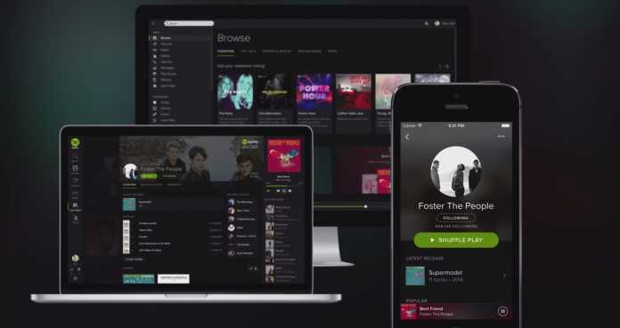 Nach dem Redesign präsentiert sich Spotify auf allen unterstützten Plattformen deutlich dunkler.