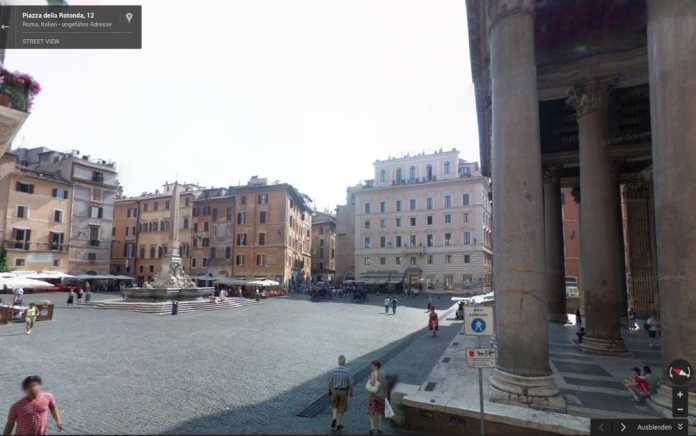 Piazza della Rotonda in Rom, rechts das Pantheon