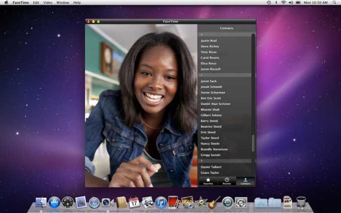 FaceTime unter OS X 10.6.