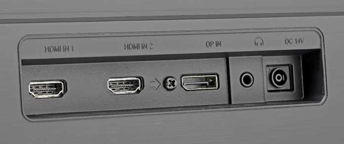 Über die beiden HDMI-Eingänge geht 4K derzeit nur mit 30 Hz, für 2160/60p nutzt man den DisplayPort-Eingang.