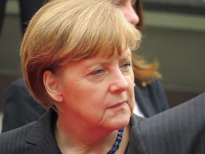 Bundeskanzlerin Angela Merkel (CDU) auf der Hannover Messe im April 2014.