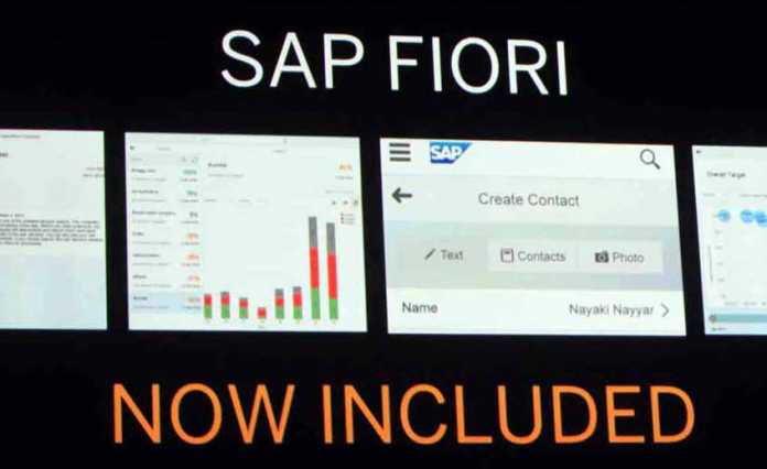 Das neue User-Interface Fiori ist nun Teil der SAP-Software