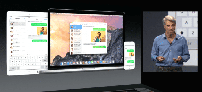 Apples Software-Chef demonstrierte Continuity und Handoff auf der WWDC