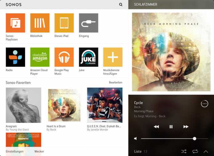 Die aktuelle Version 5 des Sonos Controller erfordert bereits iOS 6.0