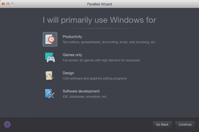 Der neue &quot;Parallels Wizard&quot; soll Windows-VMs besser an die jeweilige Nutzung anpassen.