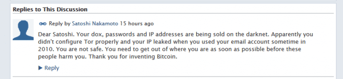 Satoshi warnt Satoshi: Eine Botschaft an den Bitcoin-Erfinder über dessen gehackten Account.