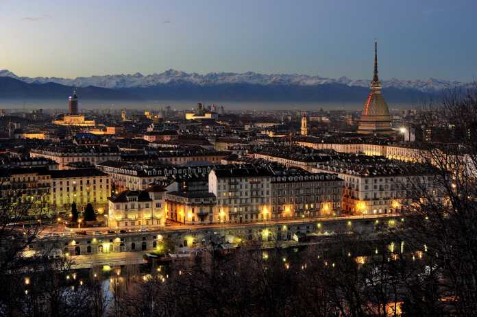 Turin, gesehen vom Monte dei Cappuccini