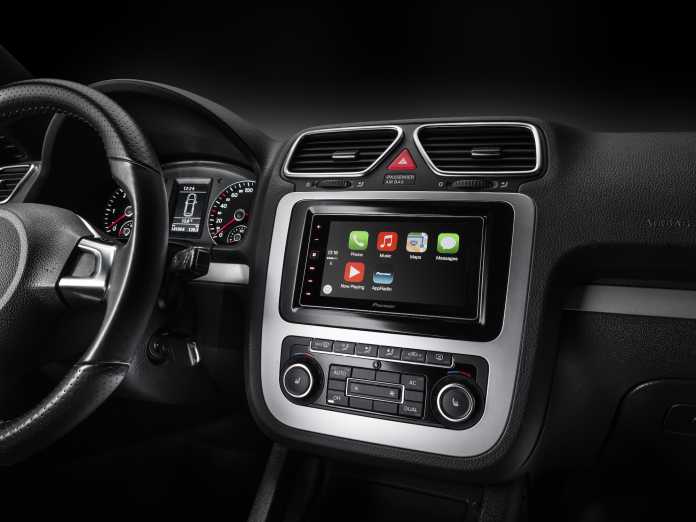 Das neue System SPA-DA120 spricht ebenfalls CarPlay, die Bedienung erfolgt über den Touchscreen
