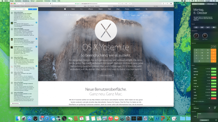 Apple: OS X 10.10 steht zum Download bereit