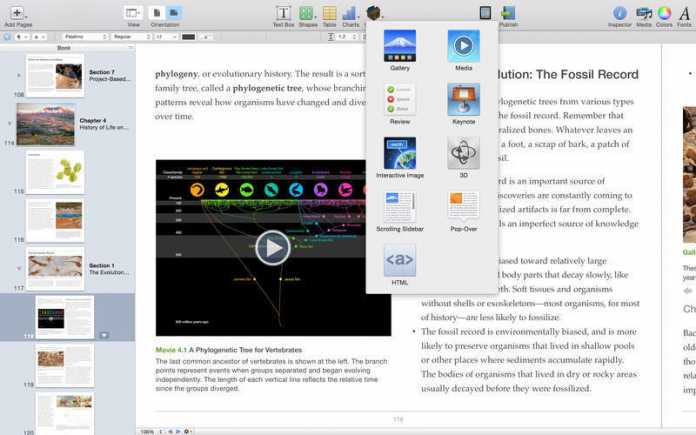 Mit iBooks Author lassen sich interaktive Bücher für iPad und Mac erstellen