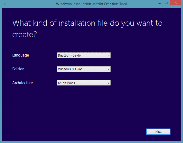 Endlich können sich Besitzer von Windows 8 ein aktuelles Installationsmedium einfach herunterladen. Zum Installieren ist weiterhin ein Installationschlüssel erforderlich.
