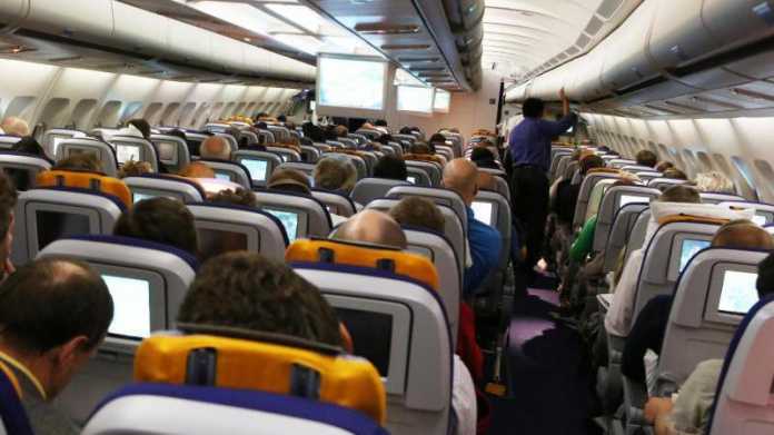 Fluggäste bei der Lufthansa