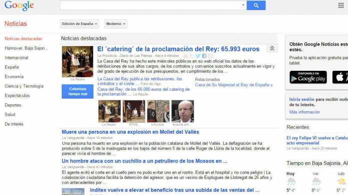 Wegen &quot;Google-Gebühr&quot;: Google News wird in Spanien geschlossen
