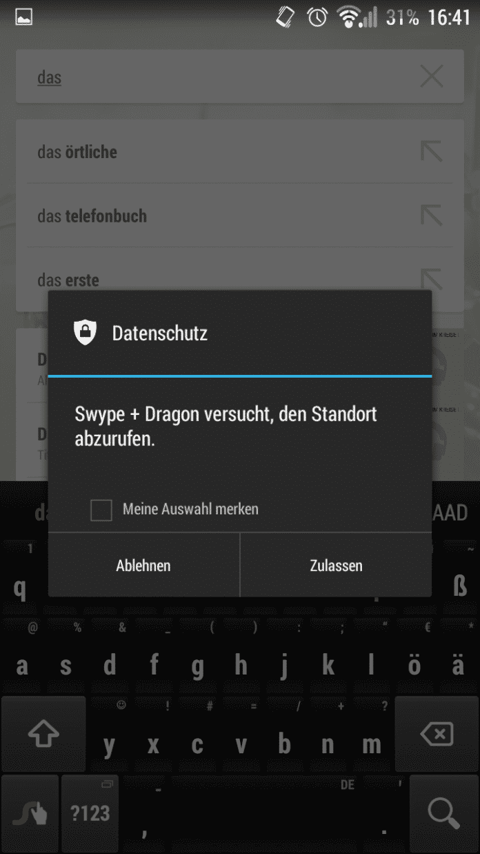 CyanogenMod kann anders als Standard-Android Apps ihre bei Installation angeforderten Rechte verweigern.