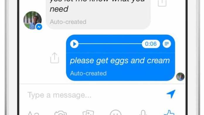 Facebook testet Text-to-Speech-Messaging