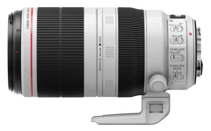Canon EF 100-400mmf4.5-5.6L IS USM II Seitenansicht