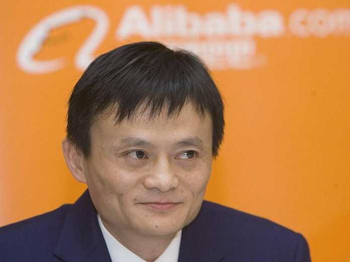 Chinas Vorzeige-Internet-Entrepreneur Jack Ma besucht die CeBIT.