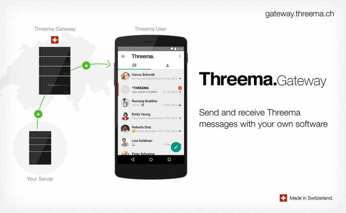 Threema Gateway ermöglicht Versenden selbst verschlüsselter Nachrchten