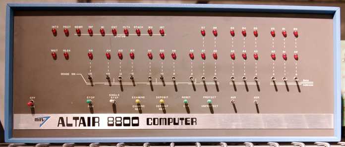 Console des Altair 8800