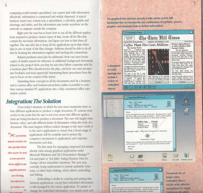 Microsoft-Broschüre zur Comdex-Rede 1990